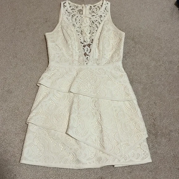 BCBGMaxAzria White Lace Dress - Picture 13 of 15